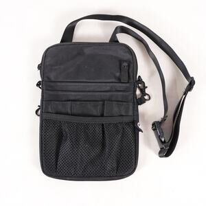 First Lifesaver 4-in-1 Convertible Nurse Fanny Pack Crossbody Satchel Bag Black